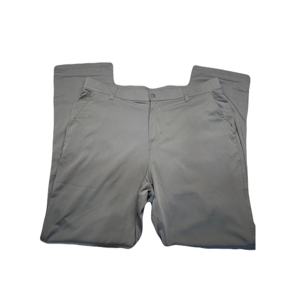 Tasc Mens Performance Motion Pant Straight Stretch Golf Casual Bamboo Gray 34x29